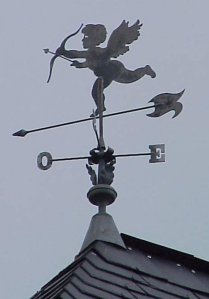 girouette cupidon zinc