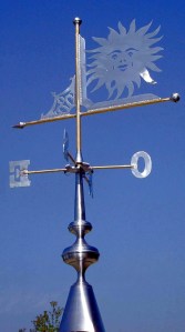 girouette soleil zinc