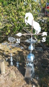 girouette cheval zinc