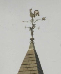 coq zinc sur clocher